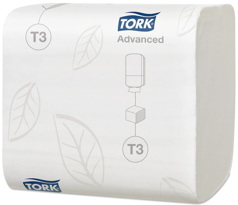 TORK T3 ADVANCED SLOŽIVI TOALET PAPIR 252LIST 36/1 - gallery image TORK T3 ADVANCED SLOŽIVI TOALET PAPIR 252LIST 36/1 gallery image