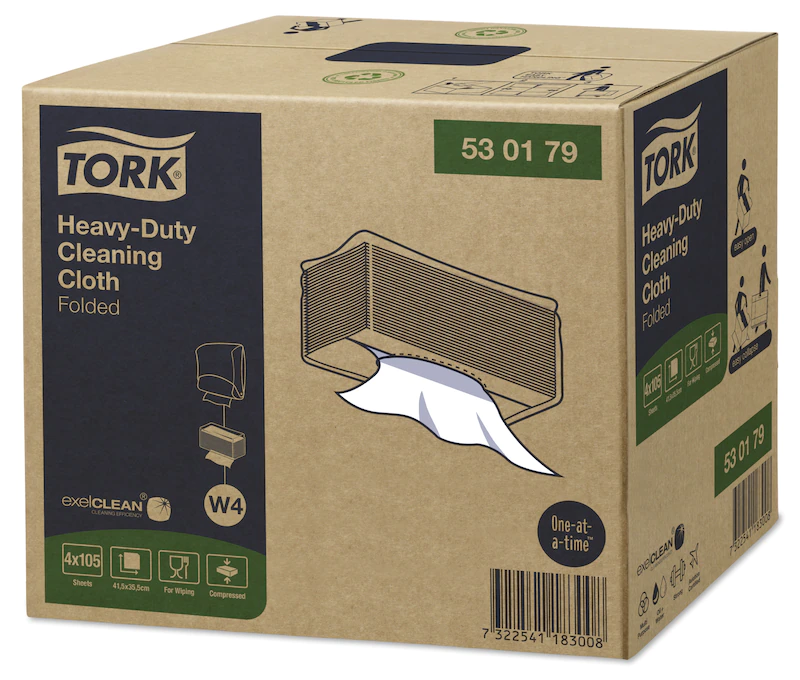 TORK W4 HEAVY-DUTY CLEANING CLOTH 105/1 - gallery image TORK W4 HEAVY-DUTY CLEANING CLOTH 105/1 gallery image