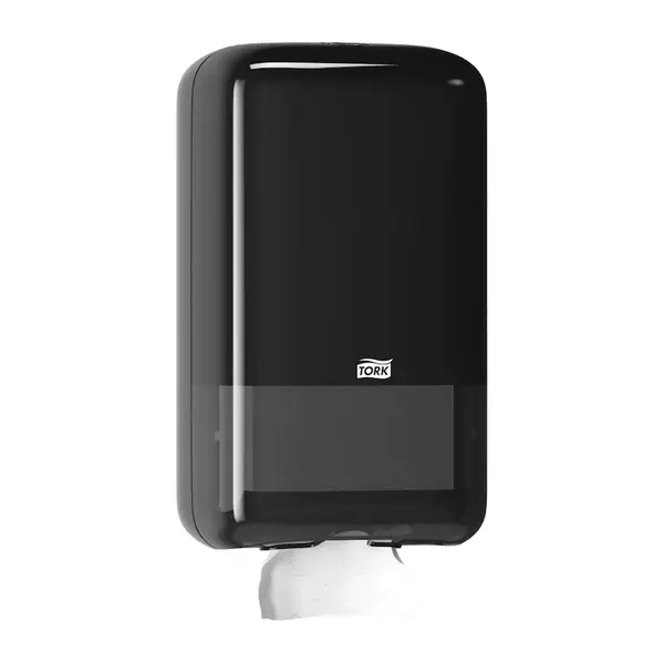 T3 TORK DISPENZER ZA TOALET PAPIR U LISTIĆIMA CRNI - gallery image T3 TORK DISPENZER ZA TOALET PAPIR U LISTIĆIMA CRNI gallery image
