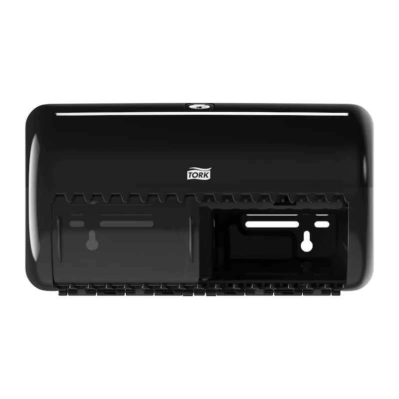 TORK T4 DISPENZER ZA TOALET PAPIR U ROLNI CRNI - gallery image TORK T4 DISPENZER ZA TOALET PAPIR U ROLNI CRNI gallery image