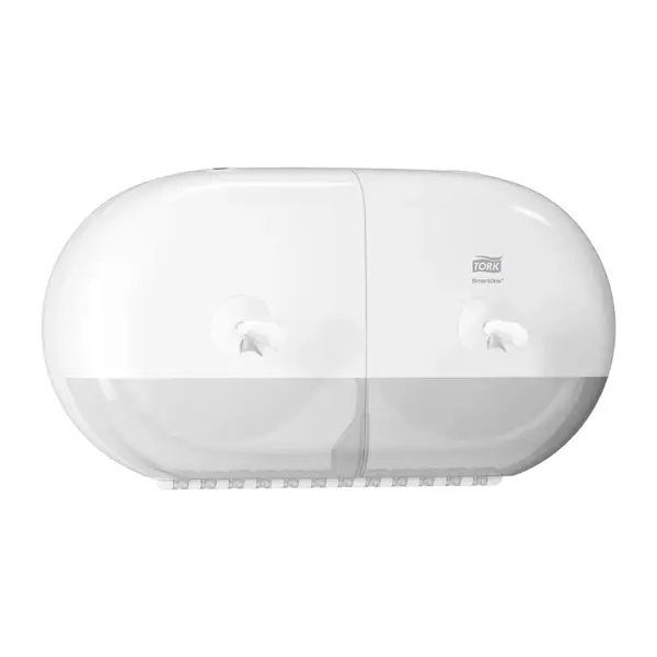 TORK T9 SMART ONE TWIN DISPENZER ZA DVE ROLNE TOALET PAPIRA BELI - gallery image TORK T9 SMART ONE TWIN DISPENZER ZA DVE ROLNE TOALET PAPIRA BELI gallery image