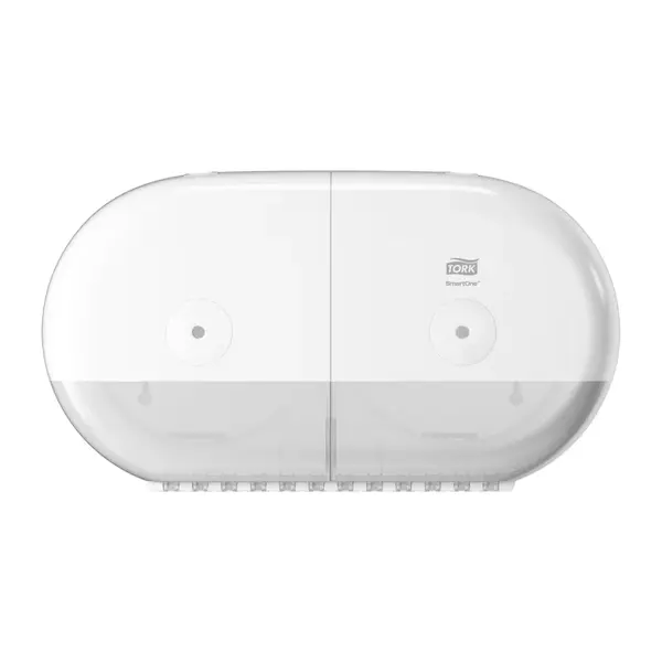 TORK T9 SMART ONE TWIN DISPENZER ZA DVE ROLNE TOALET PAPIRA BELI - gallery image TORK T9 SMART ONE TWIN DISPENZER ZA DVE ROLNE TOALET PAPIRA BELI gallery image