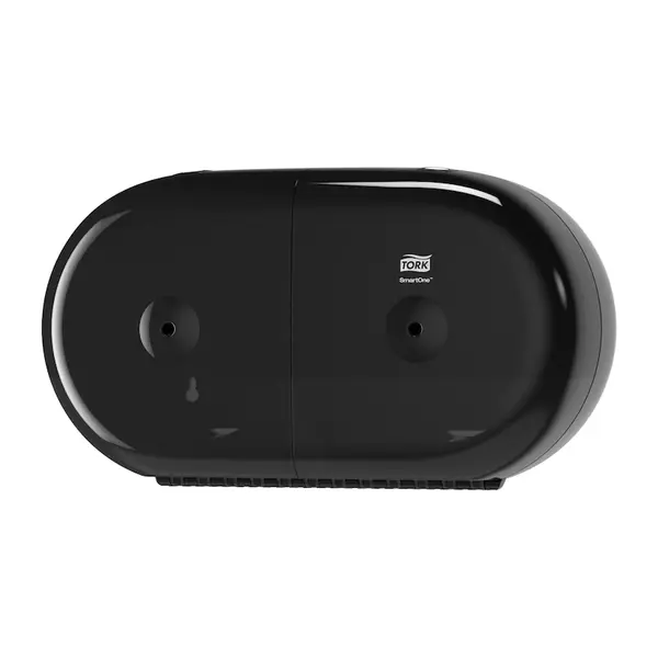 TORK T9 SMART ONE TWIN DISPENZER ZA DVE ROLNE TOALET PAPIRA CRNI - gallery image TORK T9 SMART ONE TWIN DISPENZER ZA DVE ROLNE TOALET PAPIRA CRNI gallery image